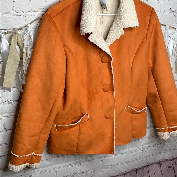 Chico’s jacket Sherpa Shearling Style - Picture 4 of 6